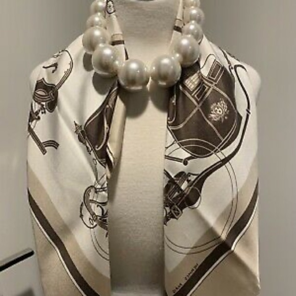 hermes silk scarf 90 - Picture 8 of 8